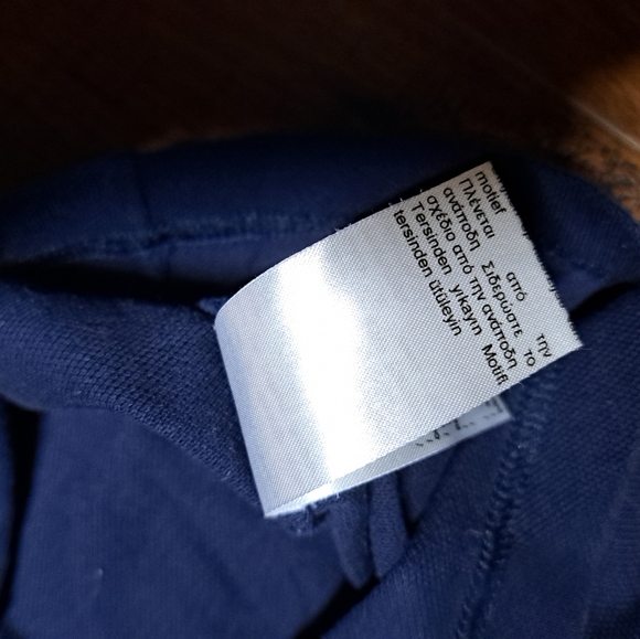 Lacoste by Yazbukey Men's Navy Short Sleeve Cotton Pique Polo Shirt Size 5 Large - Picture 8 of 11